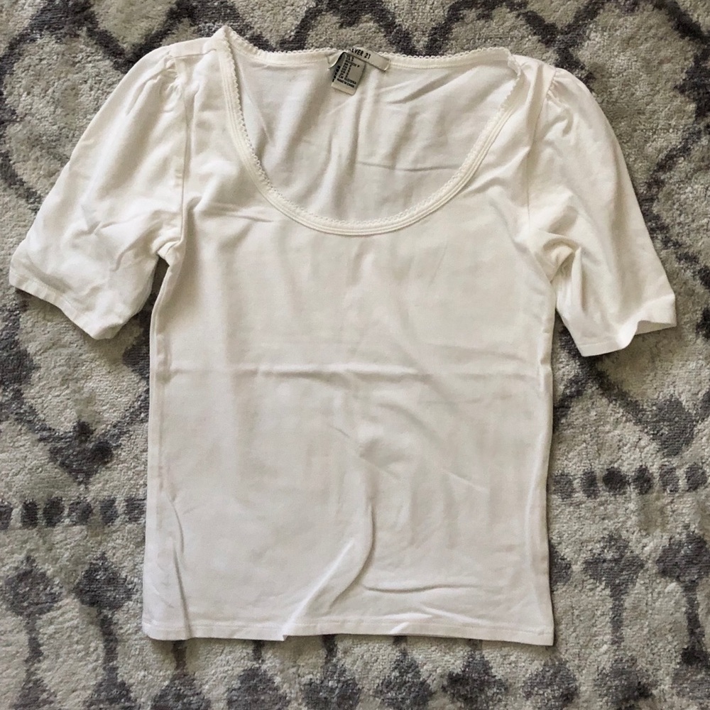 Cream/white shirt from forever21